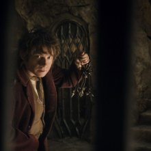 The Hobbit: The Desolation Of Smaug - Martin Freeman tiene un mazzo di chiavi in mano