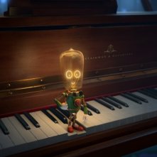 Il castello magico: lampadina su un pianoforte