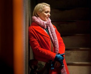 Sherlock: Amanda Abbingotn in un'immagine della terza stagione della serie