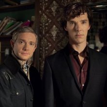 Sherlock Martin Freeman Con Benedict Cumberbatch In Un Immagine Della Stagione 3 294300