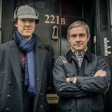 Sherlock Martin Freeman Insieme A Benedict Cumberbatch In Un Immagine Della Stagione 3 294301