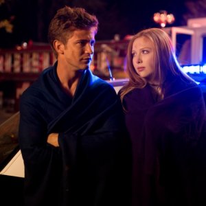 Hansel & Gretel e la strega della foresta nera: Michael Welch con Molly C. Quinn sono Hansel e Gretel in una scena