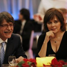 Il capitale umano: Fabrizio Bentivoglio in una scena del film con Valeria Golino