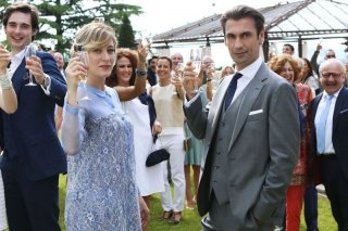 Il capitale umano: Valeria Bruni Tedeschi in una foto promozionale con Fabrizio Gifuni