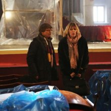 Il capitale umano: Valeria Bruni Tedeschi in una scena del film con Fabrizio Bentivoglio