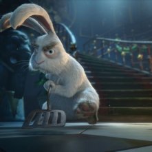 Il castello magico: coniglio combattivo in una scena del film