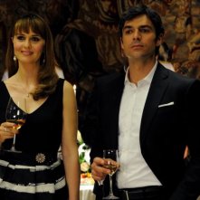 Un boss in salotto: Paola Cortellesi con Luca Argentero in una scena del film