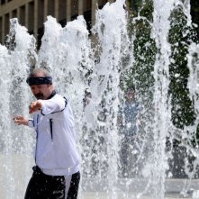 Un boss in salotto: Rocco Papaleo si allena in una scena del film