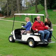 Un boss in salotto: Angela Finocchiaro sul set del film con Luca Miniero -  immagine esclusiva del film