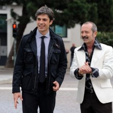 Un Boss In Salotto Luca Argentero Con Rocco Papaleo In Una Scena Del Film Foto Esclusiva 294518