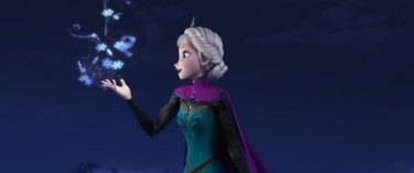 Frozen: la candida Elsa in una scena