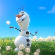 Frozen: Olav il pupazzo di neve in una scena