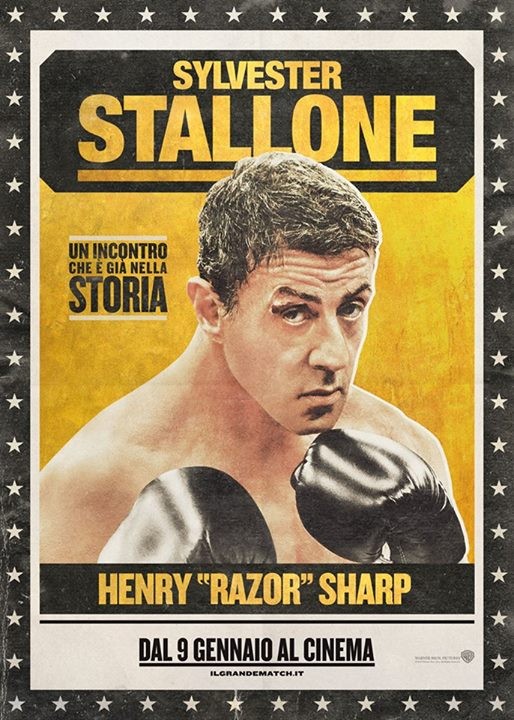 Grudge Match Character Poster Italiano Per Sylvester Stallone 294657