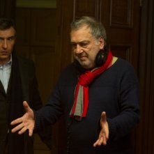 Philomena: il regista del film Stephen Frears sul set con Steve Coogan