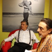 Casa e bottega: Renato Pozzetto e Nino Frassica in una scena della fiction Rai