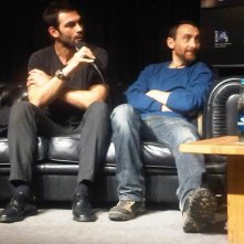 Francesco Arca con Antonio Manetti al Courmayeur Noir in Festival 2013