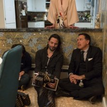 American Hustle: Jennifer Lawrence e David O. Russell sul set