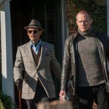 Mortdecai: Johnny Depp e Paul Bettany sul set del film