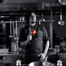 Alessandro Borghese in una immagine promo dello show Alessandro il conquistatore.