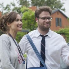 Neighbors: Seth Rogen e Rose Byrne in una scena del film