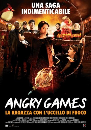 Angry Games - La ragazza con l'uccello di fuoco: la locandina italiana del film
