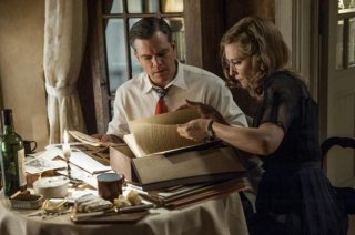 The Monuments Men: Matt Damon e Cate Blanchett in una scena del film