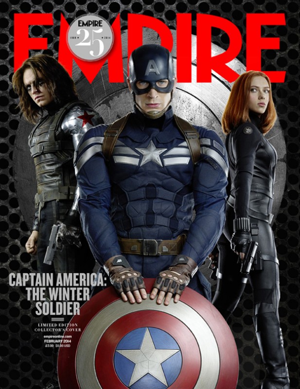 Captain America Il Soldato D Inverno Chris Evans Sebastian Stan E Scarlet Johansson Sulla Copertina  295606