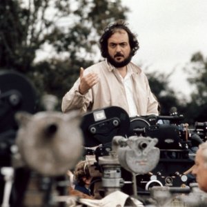 Stanley Kubrick sul set di Barry Lyndon