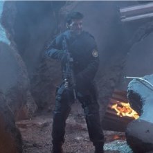 Captain America: The Winter Soldier - Frank Grillo avvolto da fumo