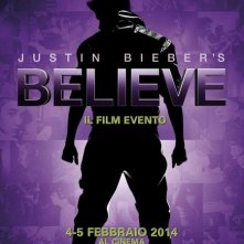 Justin Bieber: Believe, la locandina italiana del film