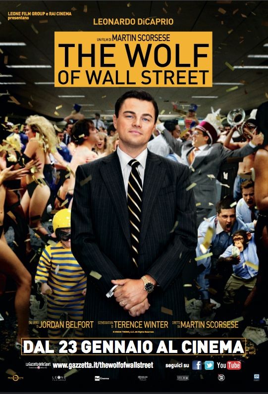 The Wolf Of Wall Street La Locandina Italiana Del Film 295742