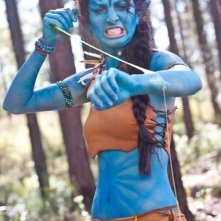 Angry Games - La ragazza con l'uccello di fuoco: Maiara Walsh in un momento della parodia