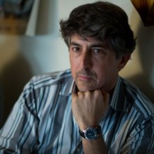 Nebraska: il regista Alexander Paynen in un momento di riflessione sul set