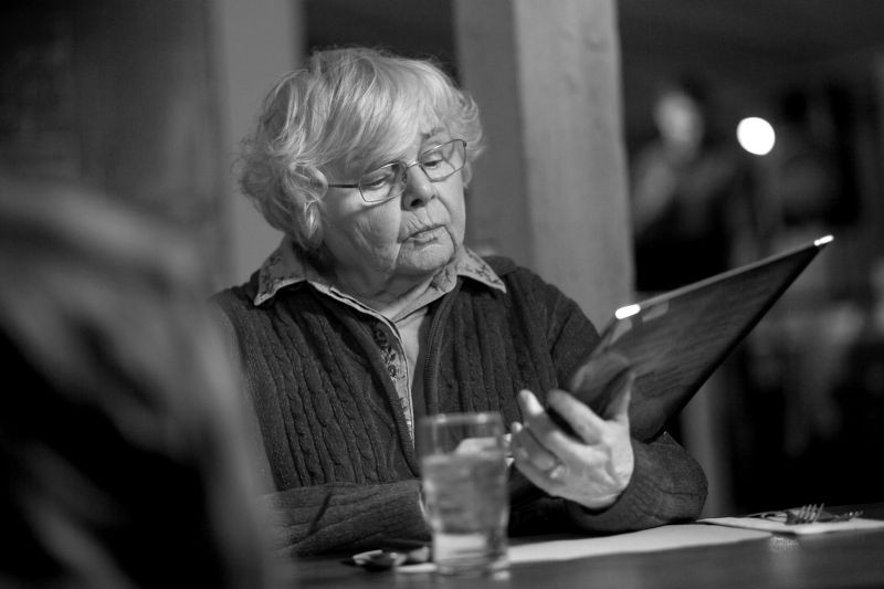June Squibb in una scena di Nebraska