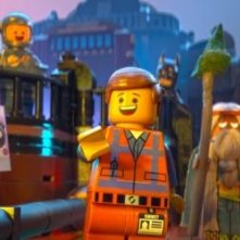 The Lego Movie: Emmett, Vitruvius e Uni-Kitty alle prese con un gatto Lego