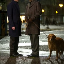 Jack Ryan - L'iniziazione: Chris Pine e Kevin Costner a passeggio con il cane