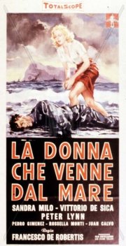 La donna che venne dal mare: la locandina del film
