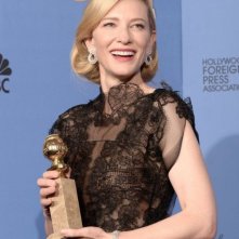 Golden Globe 2014: Cate Blanchett con il premio per la sua memorabile interpretazione in Blue Jasmine