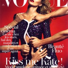 Kate Moss su una delle tantissime cover di Vogue