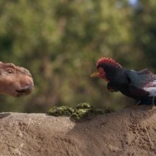 A spasso con i dinosauri: una tenera immagine di amicizia tratta dal film