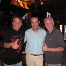 Happy Days: il presidente del fan club, Giuseppe Ganelli, con Anson Williams e Don Most a Los Angeles nel 2010