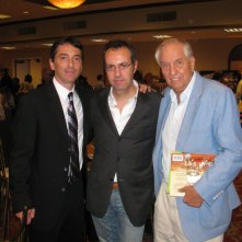 Happy Days: il presidente del fan club, Giuseppe Ganelli, con Garry Marshall al cinquantesimo compleanno di Scott Baio