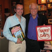 Happy Days: il presidente del fan club, Giuseppe Ganelli, nell'ufficio di Garry Marshall nel 2010