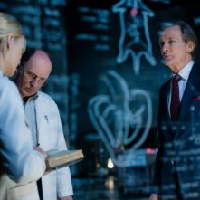 I, Frankenstein: Yvonne Strahovski con Bill Nighy in una scena del film fantasy