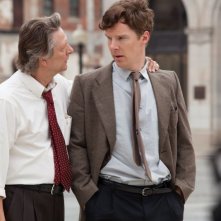 I segreti di Osage County: Chris Cooper con Benedict Cumberbatch in una scena del film