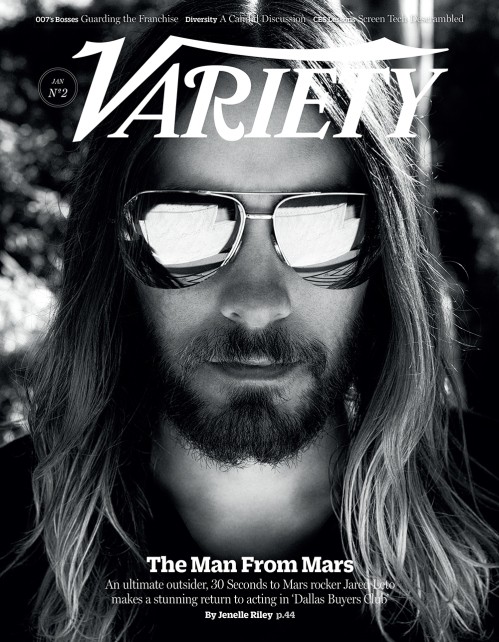 Jared Leto sulla cover di Variety (gennaio 2014)