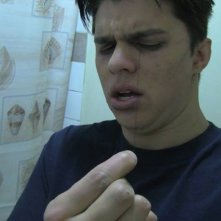 Il segnato: Andrew Jacobs in un'inquietante scena dell'horror