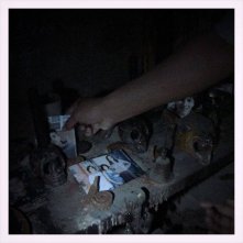 Una scena tratta dal film horror Il segnato