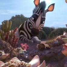 Khumba: la piccola zebra Khumba in una scena del film