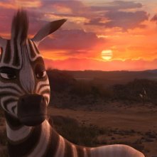 Khumba: la zebra Khumba in una suggestiva immagine del film